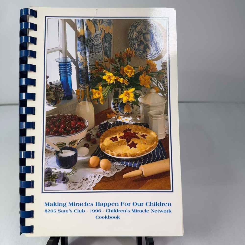 1996 Sam's Club Children's Miracle Network Souvenir Cookbook #8205